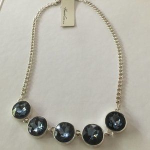 BNWT Kenneth Cole Blue Rhinestone Necklace